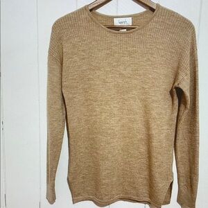Cozy Tan Long Sleeve Top